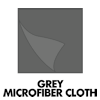 grey microfiber cloth