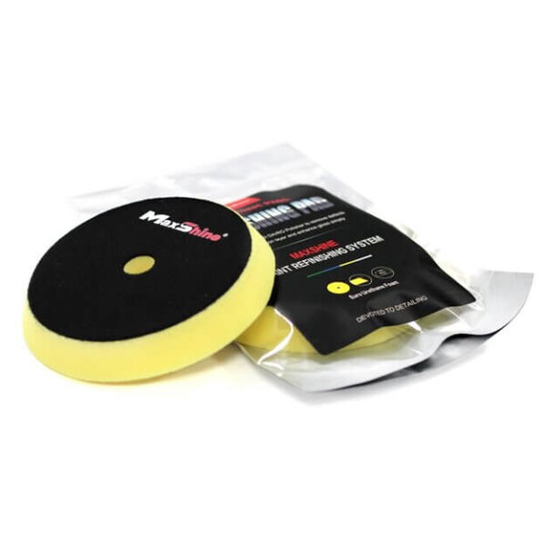 MaxShine High Pro Yellow Foam Polishing Pad-6.2 inch