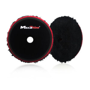MaxShine Microfiber Pad - Black Edition/One Step Polishing Pad 6 inch