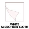 white microfiber cloth