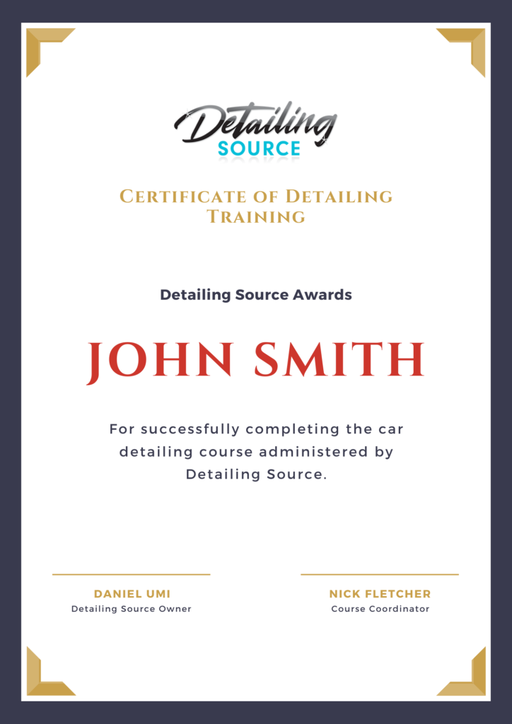 Car Detailing Training Course ☑️ Learn How to Detail The Right Way